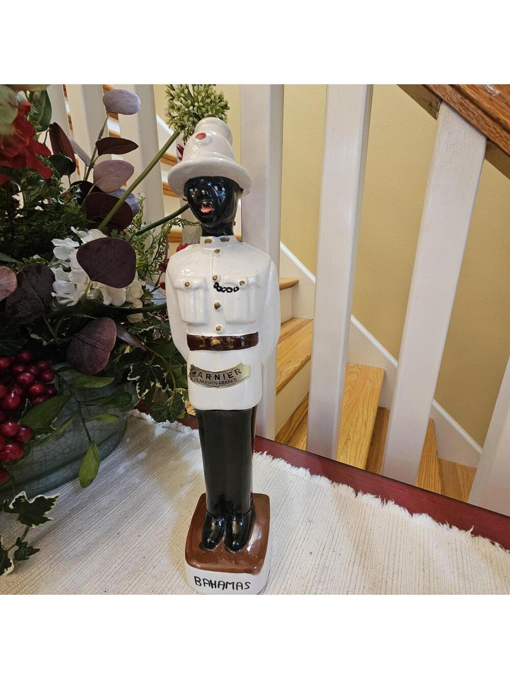 Rare 1970 Garnier Liqueur Decanter Policeman Of The World Bahamas Edition Vntg